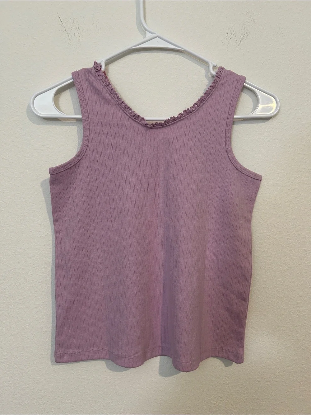 Cat & Jack Lavender Tank Top and Blue Ribbed Leggings Pajama Set